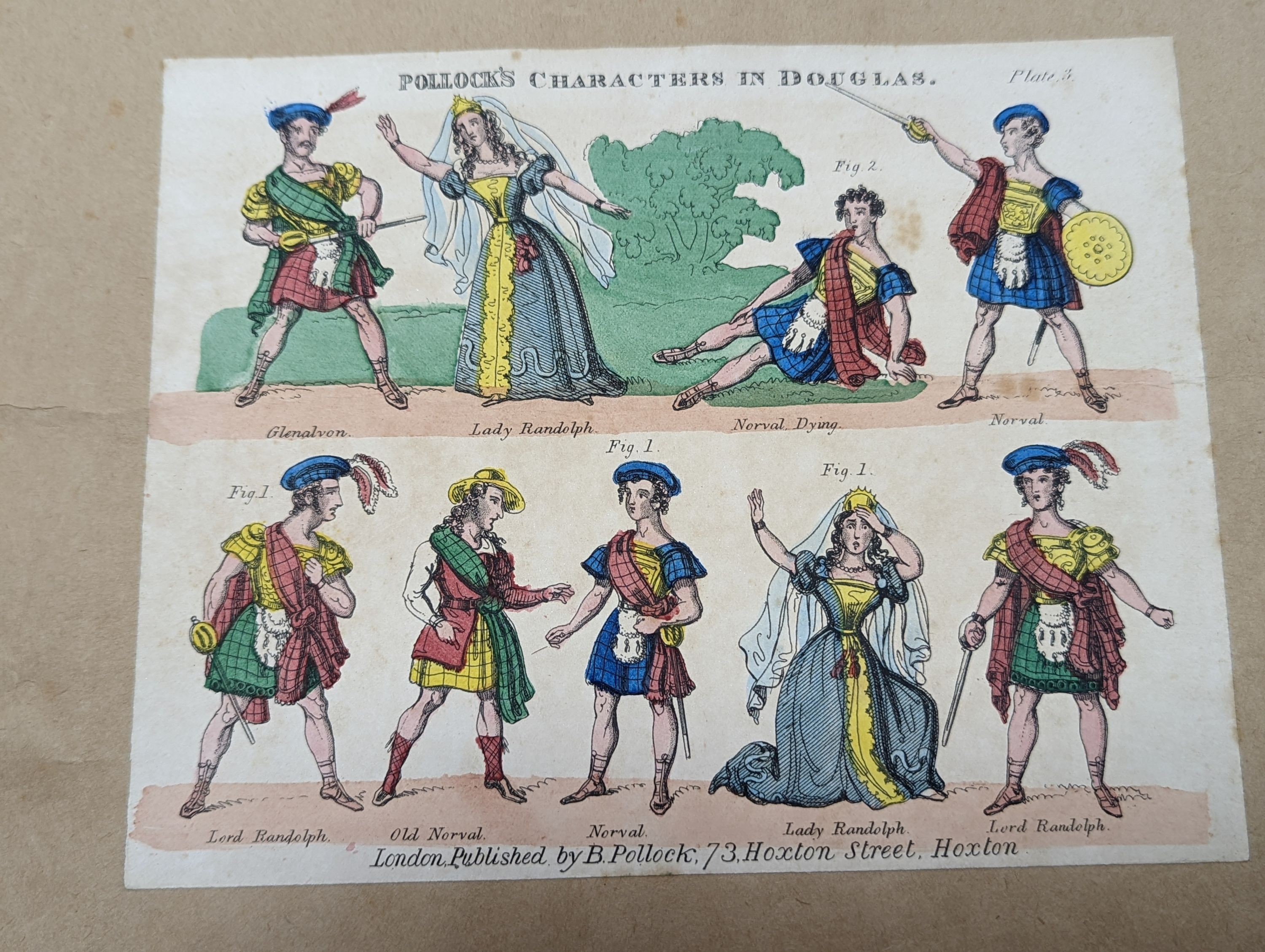 A folio of assorted antique prints